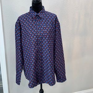 Men’s Geometric Dress Shirt